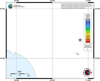 Mappa MCS - territori località