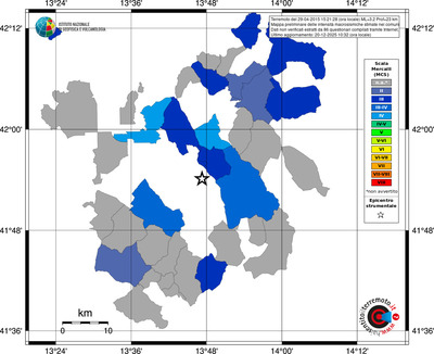 Mappa MCS - territori comuni