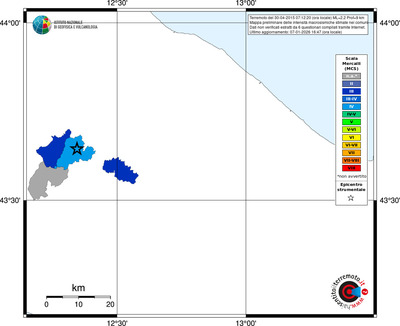 Mappa MCS - territori comuni