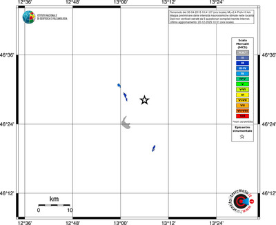 Mappa MCS - territori località