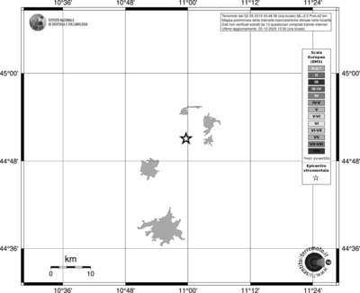 Mappa EMS - territori località