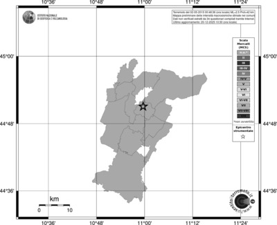 Mappa MCS - territori comuni