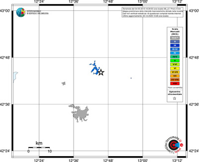 Mappa MCS - territori località