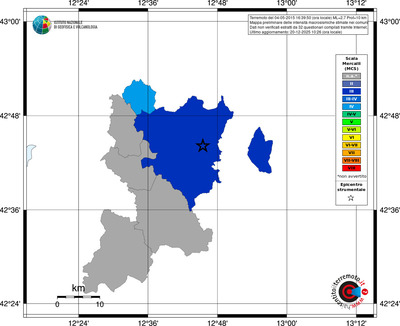 Mappa MCS - territori comuni