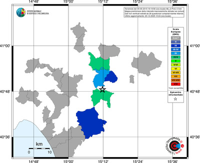 Mappa EMS - territori comuni
