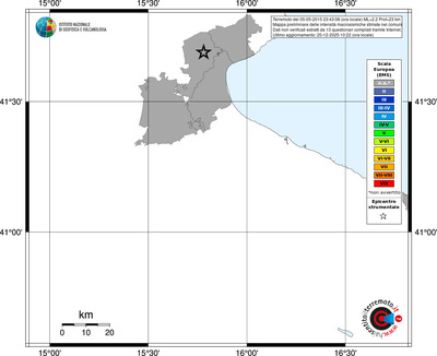 Mappa EMS - territori comuni