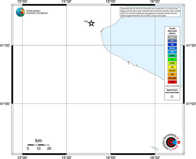 Mappa MCS - territori località