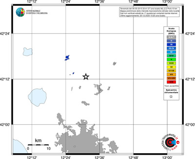 Mappa EMS - territori località