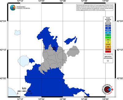 Mappa EMS - territori comuni