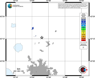 Mappa MCS - territori località