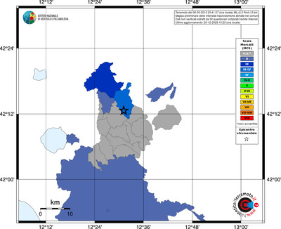 Mappa MCS - territori comuni