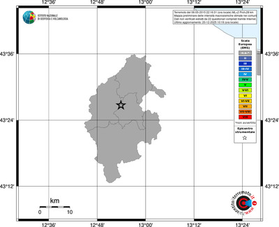 Mappa EMS - territori comuni