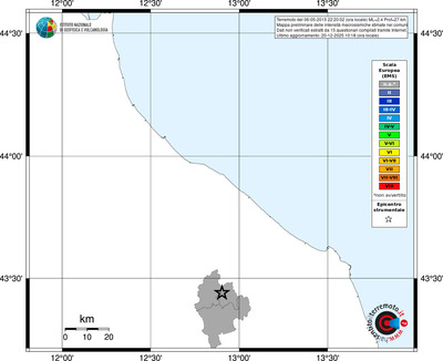 Mappa EMS - territori comuni
