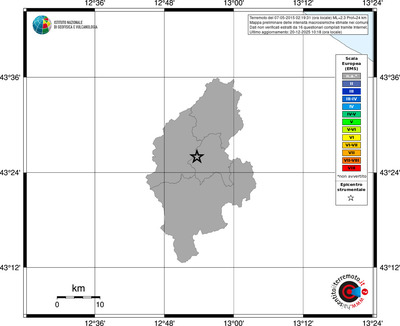 Mappa EMS - territori comuni