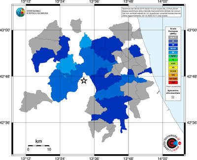Mappa EMS - territori comuni