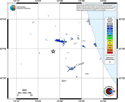 Mappa MCS - territori località