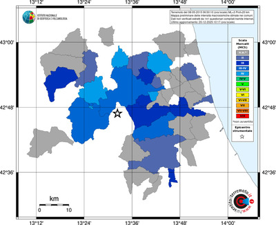 Mappa MCS - territori comuni