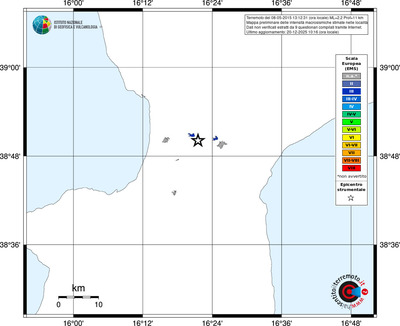 Mappa EMS - territori località
