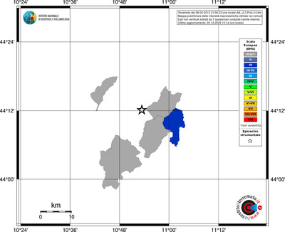 Mappa EMS - territori comuni