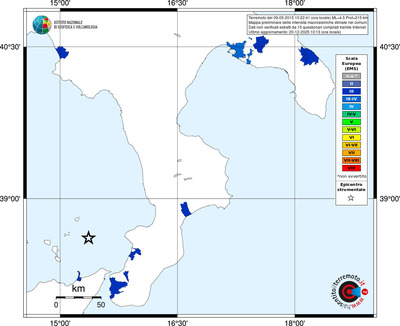 Mappa EMS - territori comuni