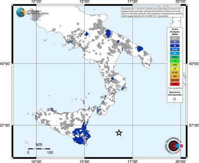 Mappa EMS - territori comuni