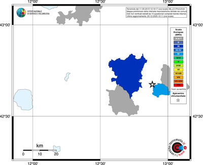 Mappa EMS - territori comuni