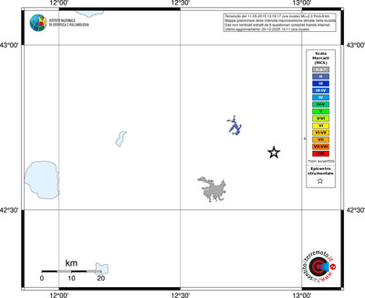 Mappa MCS - territori località