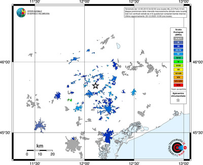 Mappa EMS - territori località