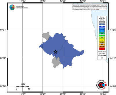 Mappa MCS - territori comuni