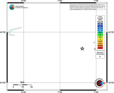 Mappa EMS - territori località