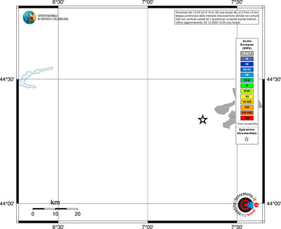 Mappa EMS - territori comuni