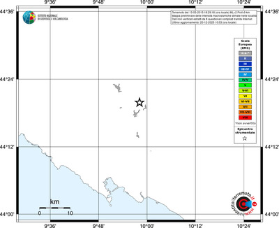 Mappa EMS - territori località