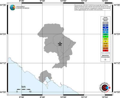 Mappa MCS - territori comuni