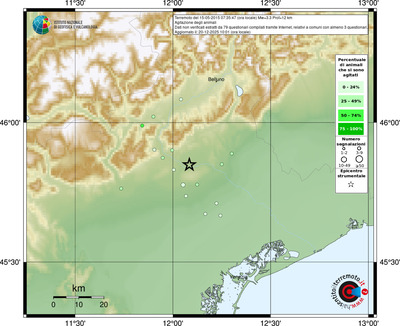 Mappa comuni con almeno 3 questionari