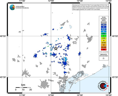 Mappa EMS - territori località