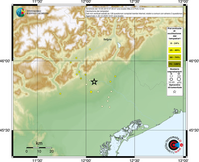 Mappa comuni con almeno 3 questionari