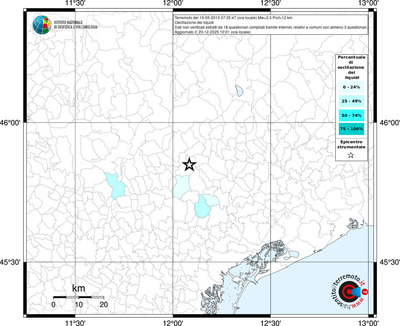 Mappa territorio comunale con almeno 3 questionari