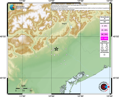 Mappa comuni con almeno 3 questionari