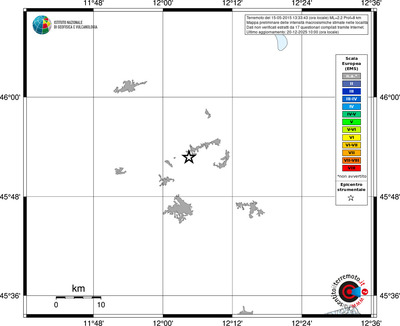 Mappa EMS - territori località