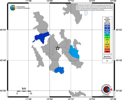 Mappa EMS - territori comuni