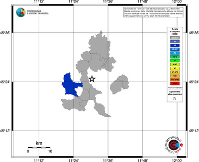 Mappa EMS - territori comuni
