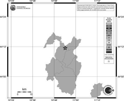 Mappa EMS - territori comuni