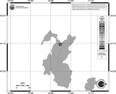 Mappa EMS - territori comuni