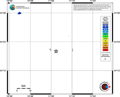 Mappa MCS - territori località