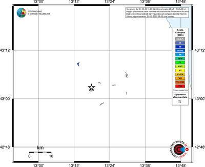 Mappa EMS - territori località