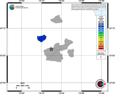 Mappa EMS - territori comuni