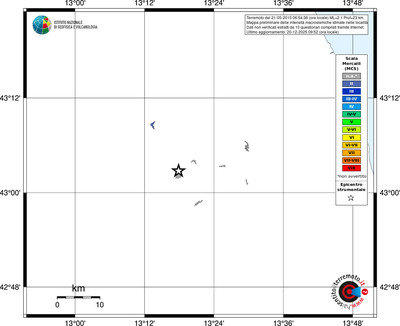 Mappa MCS - territori località