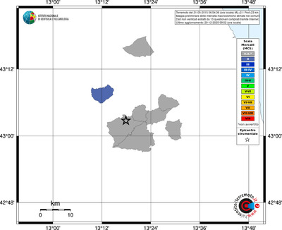 Mappa MCS - territori comuni