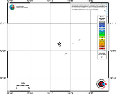 Mappa EMS - territori località