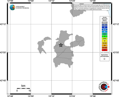 Mappa MCS - territori comuni